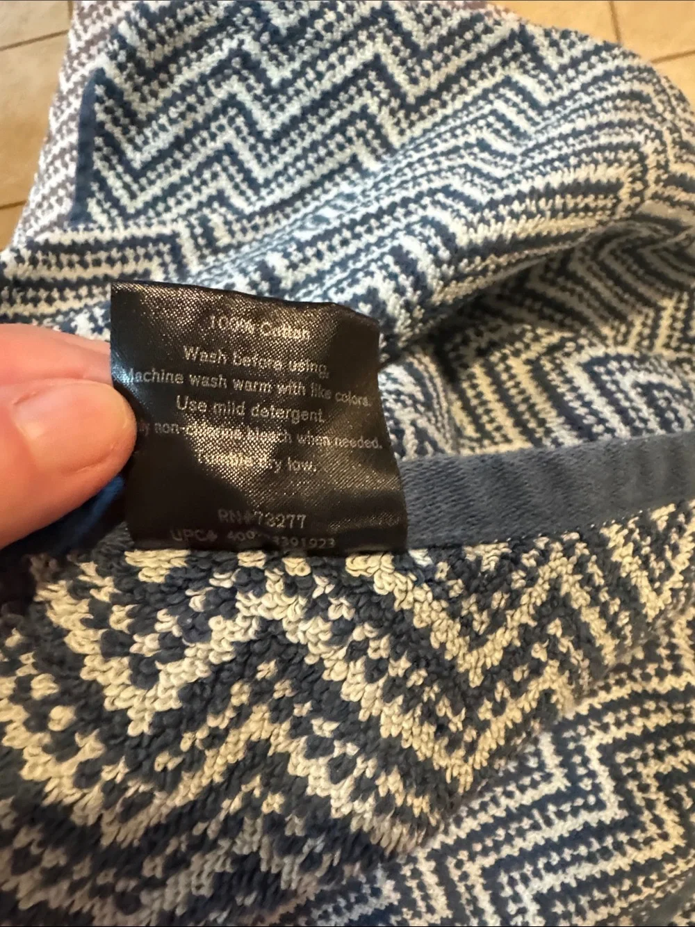 Apt. 9 Bath Towels Gray 2 and Blue 2